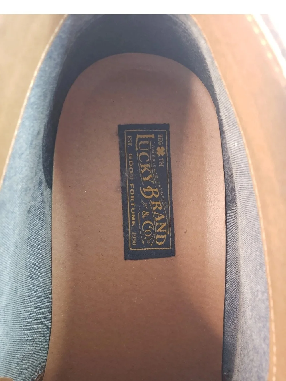 Lucky Brand Men's Brown Leather Chukka Boots Size 10m